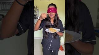 Living on blindfold for 24Hours😍 youtubeshorts viral ytshorts shortvideo trending [upl. by Arocet]