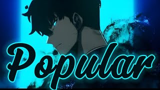 POPULAR  Solo Leveling  Jin Woo  Edit\AMV  Sprizen [upl. by Antonietta]