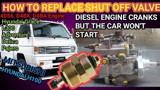 SHUT OFF VALVE TEST amp REPLACEMENTCRANKING BUT THE ENGINE WONT START diy tutorial howto live [upl. by Alleoj661]