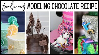 How to Make Modeling Chocolate with Candy Melts  ONLY 2 INGREDIENTS [upl. by Margarethe]