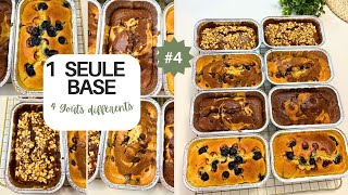 Comment faire dune Seule Pâte à Cake Plusieurs goûts 😉😮👍 [upl. by Bodwell785]