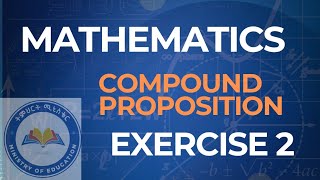 Mathematics for freshman exercise 2 compound proposition [upl. by Alexander785]