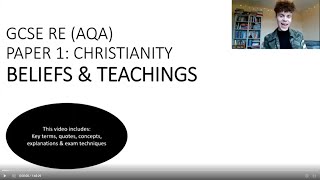 GCSE RELIGIOUS STUDIES CHRISTIANITY  BELIEFS amp TEACHINGS AQA PAPER 1 [upl. by Pickard]