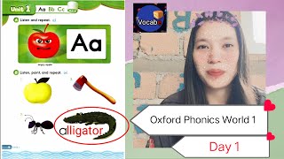 Oxford Phonics World 1 Day 1 သားသားမီးမီးတို့အတွက် မသိမဖြစ် အင်္ဂလိပ်အက္ခရာ အသံများ oxford phonics [upl. by Asilegna]