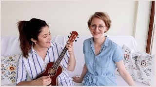 SUIS MOI Camille UKULELE COVER feat Agnieszka Musiał [upl. by Dnomhcir]