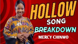 MERCY CHINWO HOLLOW SONG AND OFFICIAL VIDEO BREAKDOWN [upl. by Naot]