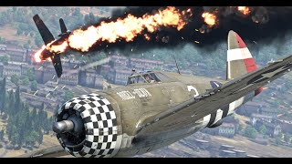 P47 D22 vs P63  War Thunder [upl. by Voleta682]