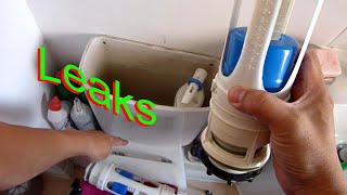 How to Fix a Modern Toilet Cistern  Leaks into Bowl nonstop [upl. by Yeclehc971]