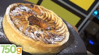 Recette de Tarte aux pommes façon GrandMère  750g [upl. by Marl761]