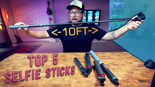 Top 5 Selfie Sticks for GOPRO or any Action Cameras 👏 [upl. by Merow]