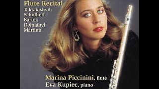 Marina Piccinini  Otar Taktakishvili Sonata for Flute amp Piano in C Major [upl. by Kohl]