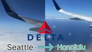 Delta Airlines A321 From Seattle To Honolulu  Flight review [upl. by Kahcztiy]