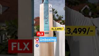 FLX KW100 Cricket Bat Unboxing  Size 6  Leather Cricket Bat kashmiriwillow [upl. by Arliene]