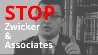 Zwicker amp Associates Calling  Debt Abuse  Harassment Lawyer [upl. by Acinej]