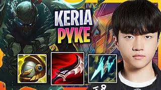 LEARN HOW TO PLAY PYKE SUPPORT LIKE A PRO  T1 Keria Plays Pyke Support vs Milio Season 2023 [upl. by Acul]