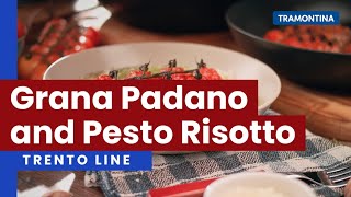 Grana Padano and Pesto Risotto Trento Line  Tramontina [upl. by Zoldi]