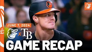 Orioles vs Rays Game Recap 6724  MLB Highlights  Baltimore Orioles [upl. by Edasalof22]