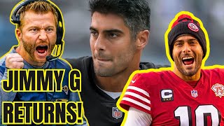 Jimmy Garoppolo SIGNS with LA RAMS Sean McVay grabs former rival 49ers QB is SMART [upl. by Haldas]