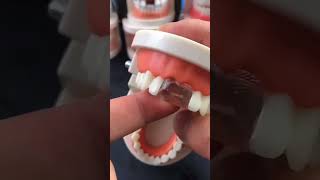 False teeth Molder Repair Gap Tooth craps🦷beadrepaircheapsavemoneyfillfixtooth [upl. by Rammus]