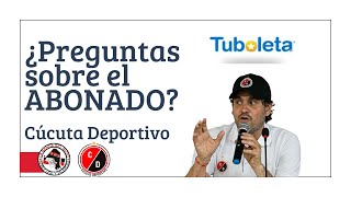 ✅Preguntas BOLETAS y ABONADOS Usuario descargar tuboletacom [upl. by Sinnaiy]