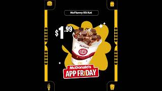 McFlurry KitKat McDonaldsAppFriday [upl. by Derf71]