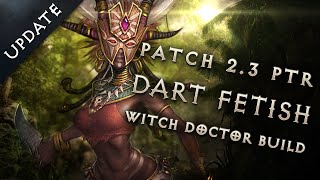 Best 23 Witch Doctor Dart Build Update  Diablo 3 Reaper of Souls Guide [upl. by Kee323]