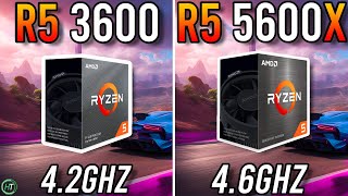 R5 3600 vs R5 5600X  RTX 4070  Tested in 2024 [upl. by Oetam]