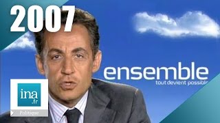 Nicolas Sarkozy  Campagne présidentielle 2007 2ème tour  Archive INA [upl. by Catt996]