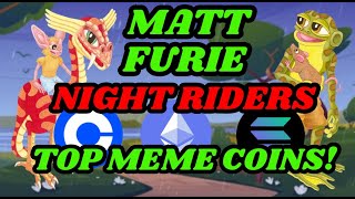 Matt Furie Night Riders  Best Meme Coins [upl. by Ijnek377]