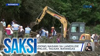 18 kumpirmadong nasawi sa landslide sa Brgy Sampaloc Talisay Batangas  Saksi [upl. by Aihtela]