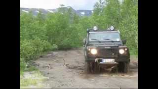 LR Defender 110 SW quotDas Checker Landyquot entlang des russischen Polarkreises [upl. by Shult]