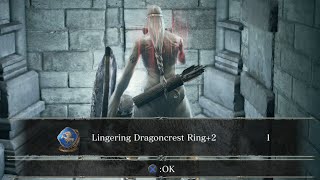 Dark Souls III  Hunters Ring  Lingering Dragoncrest Ring2  LOCATION NG2 [upl. by Friedland]