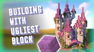 Did I REALLY Build A Barbie Princess Castle in Minecraft [upl. by Riha]