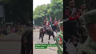 🇲🇽Caballería del Ejército Mexicano 🇲🇽 unviajex mexico 16deseptiembre [upl. by Anicnarf]