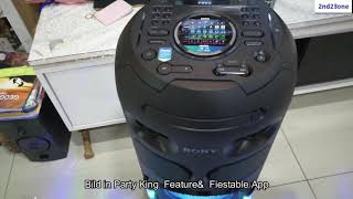 Sony MHC V42D Hifi Party Speaker Unboxing 2nd23one [upl. by Dimmick]