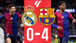 REAL MADRID VS BARCELONA 04 LA LIGA 202425 [upl. by Ahsinroc]