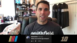 Aric Almirola answers YouTube community questions  NASCAR Cup Series [upl. by Bomke]