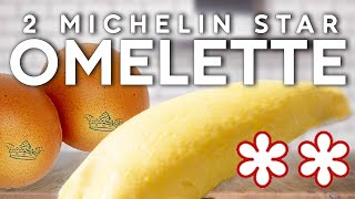 The Secret of the Perfect Folded Omelette Two Michelin Star Method  Easy  Fluffy [upl. by Ibbob]