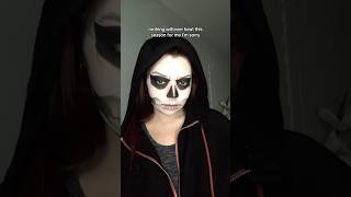 YOU’RE ALL I WANT 😩 tatelangdon ahs halloweenmakeuplook halloween2024 skullmakeup [upl. by Cristine790]