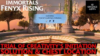 Immortals Fenyx Rising Trial of Creativitys Initiation Walkthrough amp Chest Location  A New God DLC [upl. by Glaser87]