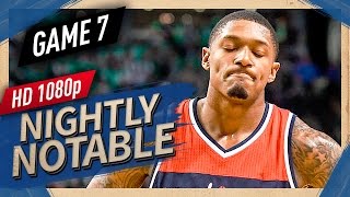 Nightly Notable Bradley Beal Game 7 Highlights vs Celtics 2017 Playoffs  38 Pts [upl. by Amekahs805]