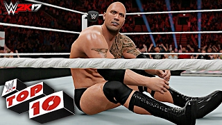 WWE 2K17  TOP 10 Extreme Rock Bottoms [upl. by Ulrica685]