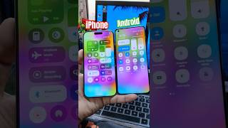 iPhone vs Android Home Screen Comparison android iphone shorts [upl. by Milburr660]