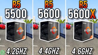 Ryzen 5 5500 vs Ryzen 5 5600 vs Ryzen 5 5600X  Big Differences [upl. by Gawain]