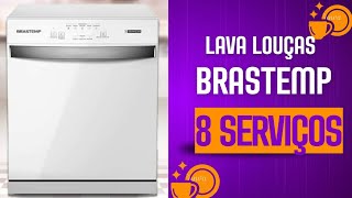 MOSTRANDO A LAVA LOUÇAS 8 SERVIÇOS BRASTEMP QUE COMPREI [upl. by Toolis]