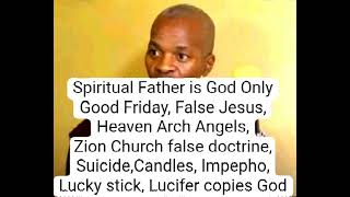 Brother Enigma  Zion Church False doctrine Candles Impepho Lucky Stick insence [upl. by Nanaek]