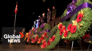 Remembrance Day 2022 Winnipeg ceremony honours Canadas fallen  FULL [upl. by Kera]