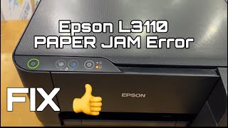 Epson L3110 Paper Jam fix🦾 [upl. by Herodias]