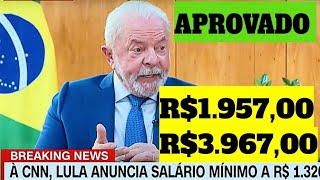 SAIU R196709 a R385600 NOVO AUMENTO DE SALÁRIO PARA APOSENTADOS E PENSIONISTA DO MÊS [upl. by Anotal]