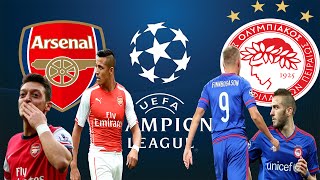 Arsenal vs Olympiacos 23 ● We Keep On Dreaming ● UCL 2015 [upl. by Martinelli304]